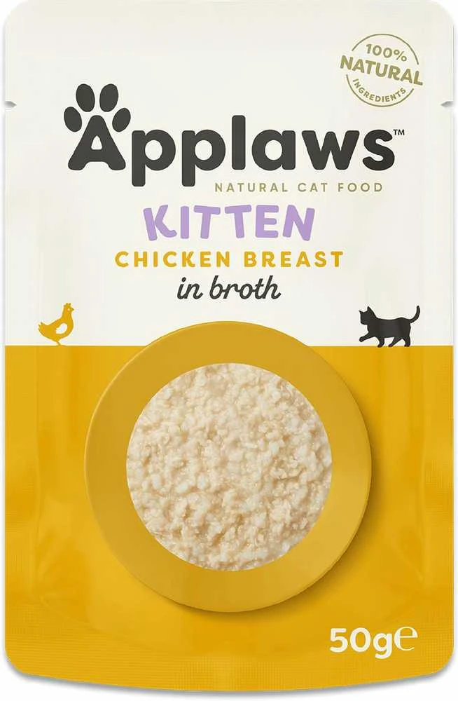 Applaws - kačiukams skirta vištienos krūtinėlė sultinyje - 50 g