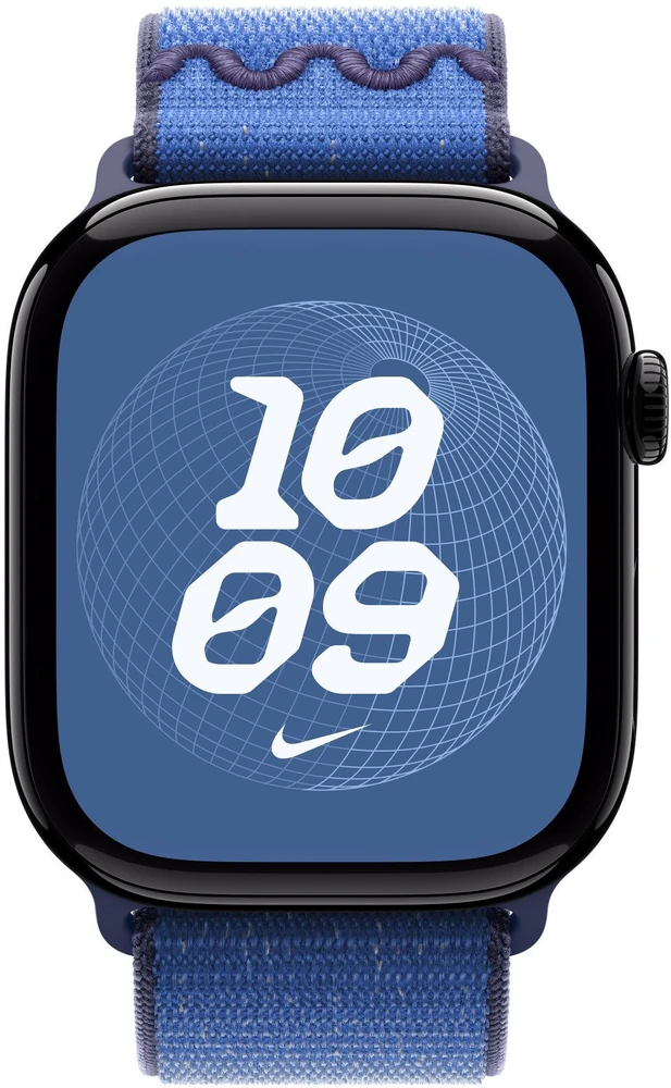 „Apple“ 46 mm mėlynos juostelės „Nike“ sportinis dirželis