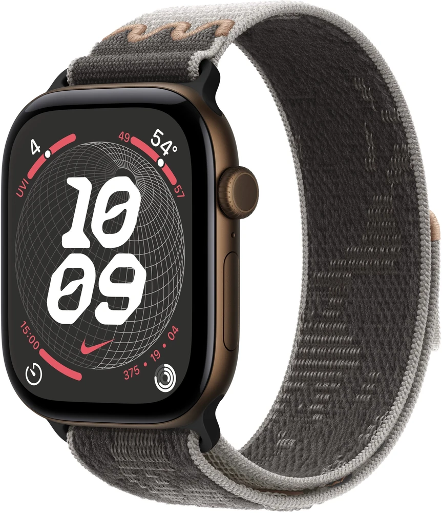 Apple Watch 46mm šviesaus pilko atspalvio Nike Sport Loop - MKUY4ZM/A