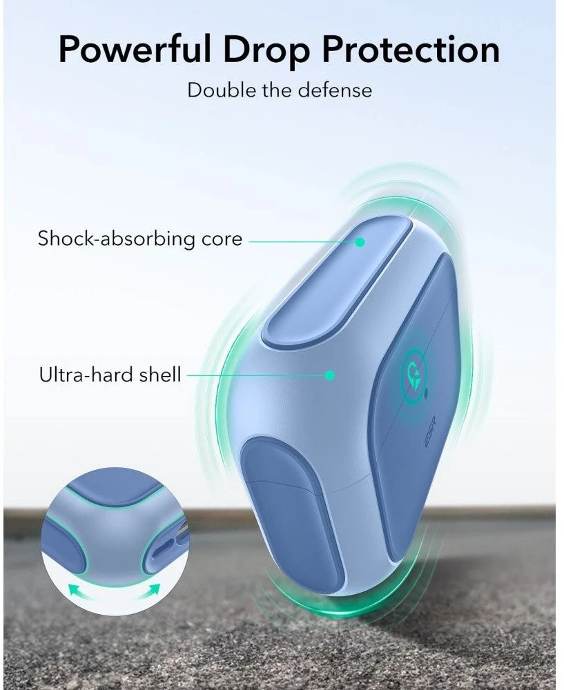 ESR Orbit Halolock MagSafe dėklas, skirtas AirPods Pro - mėlynas