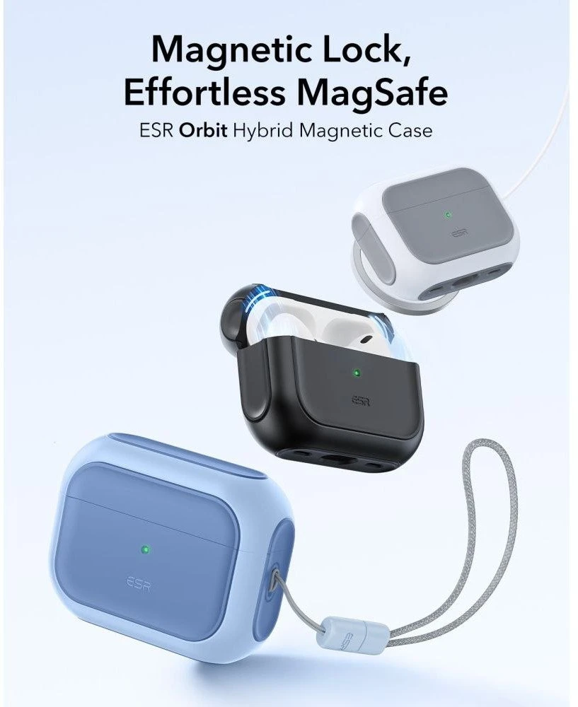 ESR Orbit Halolock MagSafe dėklas, skirtas AirPods Pro - mėlynas