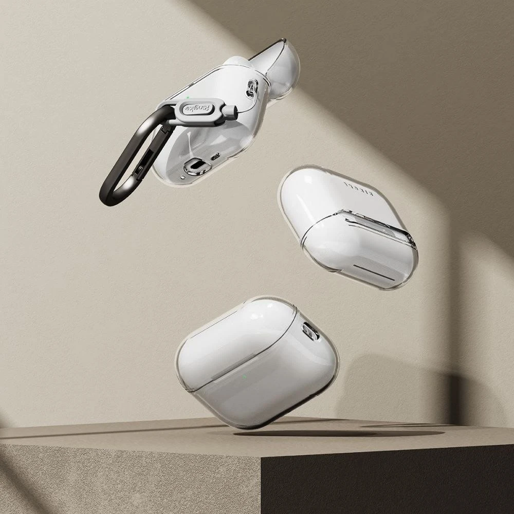 Dėklas „Ringke Air Case“, skirtas „AirPods Pro 3“ ausinėms – skaidrus