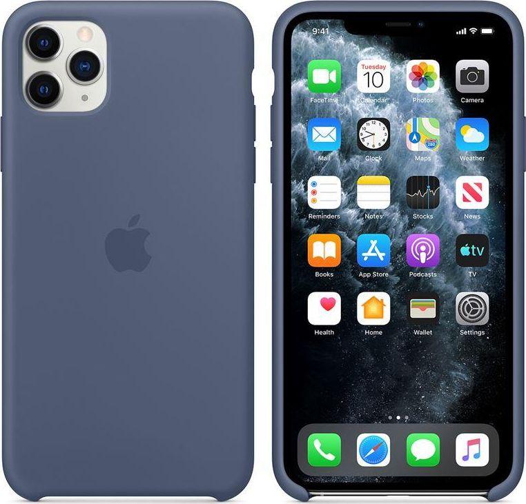 Apple iPhone 11 Pro Max Silikoninis dėklas - Aliaskos mėlynas