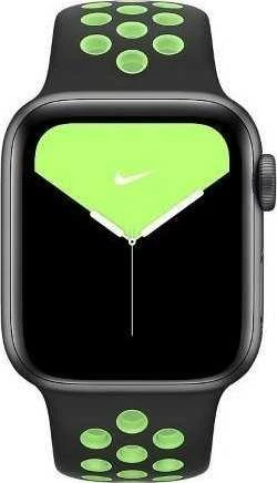 112800 Dirželis Apple Watch MXQW2FE/A 38/40/41mm Nike Sport Brand juodas-lime blast