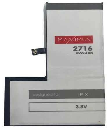 AKUMULIATORIUS MAXXIMUS IPHONE X 2716mAh