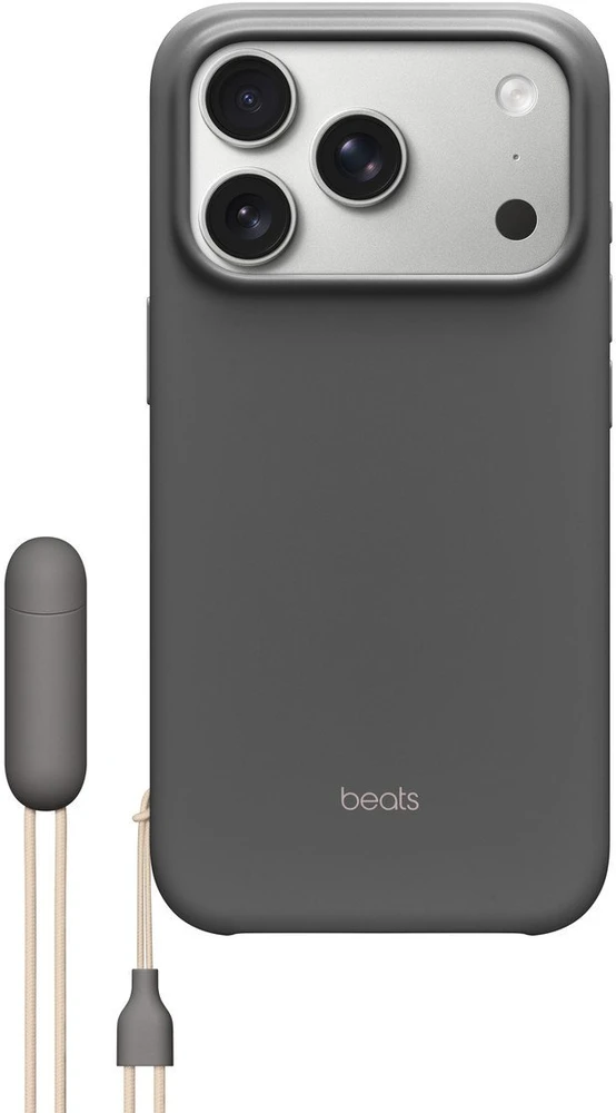 Beats iPhone 17 Pro Kickstand Case with MagSafe and Camera Control - Granite Gray - MGY74LL/A