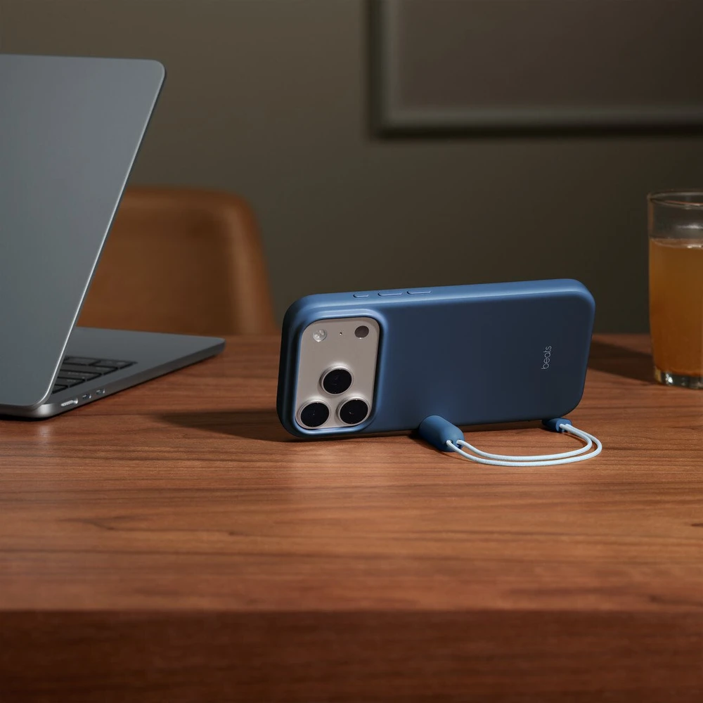 Beats iPhone 17 Pro Kickstand Case with MagSafe and Camera Control - Bedrock Blue - MGTP4LL/A
