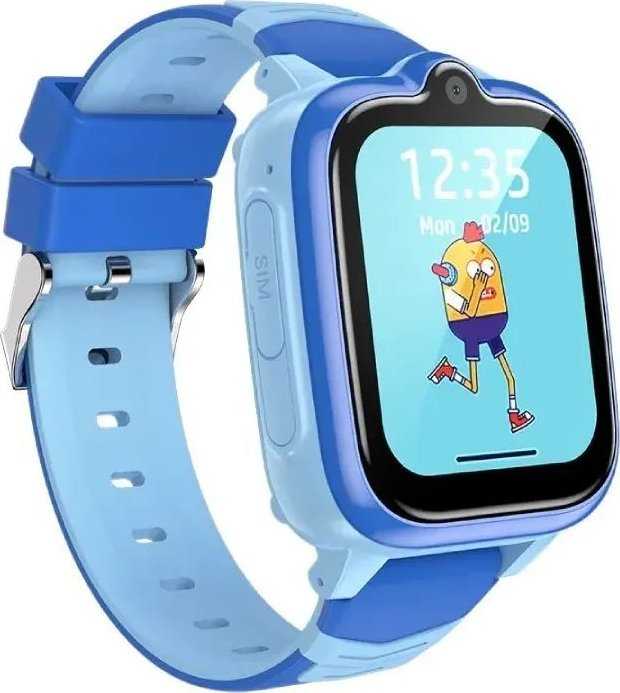 Blackview Z10, Vaikiškas išmanusis laikrodis, Mėlyna, 1,83 colio IP67 Atsparus vandeniui GPS Tracker 4G Vaizdo skambučiai, Vietos sekimas, GPS+LBS+WiFi, SIM kortelės lizdas, 4G Nano SIM, 680mAh baterija, Iki 2 dienų budėjimo režimas, Skambutis 1GB RAM, 8GB RAM OS+