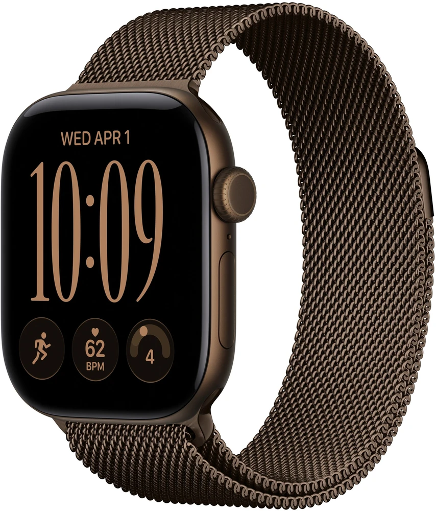 Apple Bransoleta mediolańska w kolorze ciemnego brązu laikrodžio korpusui 40 mm