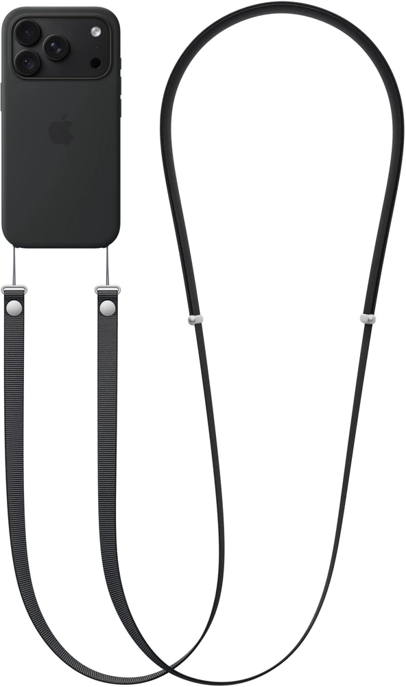 Dėklas Apple kryžminis diržas – Juodas - MK9D4ZM/A