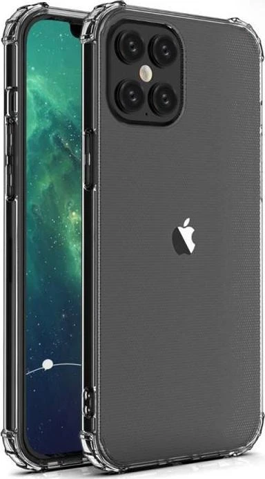 TFO TelForceone Anti Shock 1,5 mm telefono dėklas iPhone 13 Pro 6,1 transparent