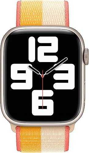 112800 „APPLE“ DIRŽELIS „APPLE WATCH ML2Y3AM/A“ SPORTINIS 45 MM RAUDONAS/MĖLYNAS ORIGINALUS ANTSPAUDAS