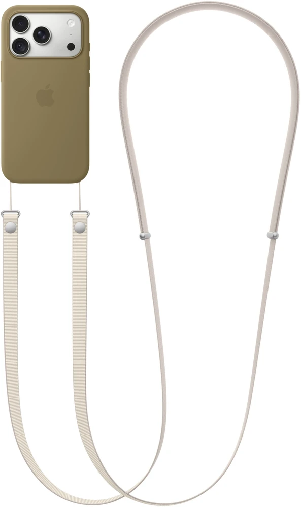 Dėklas Apple kryžminė juosta – smėlio spalvos - MK9C4ZM/A