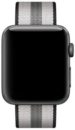 112800 „Apple“ austas nailoninis „Apple Watch MQVR23ZM/A“ 42 mm juodas sandariklis
