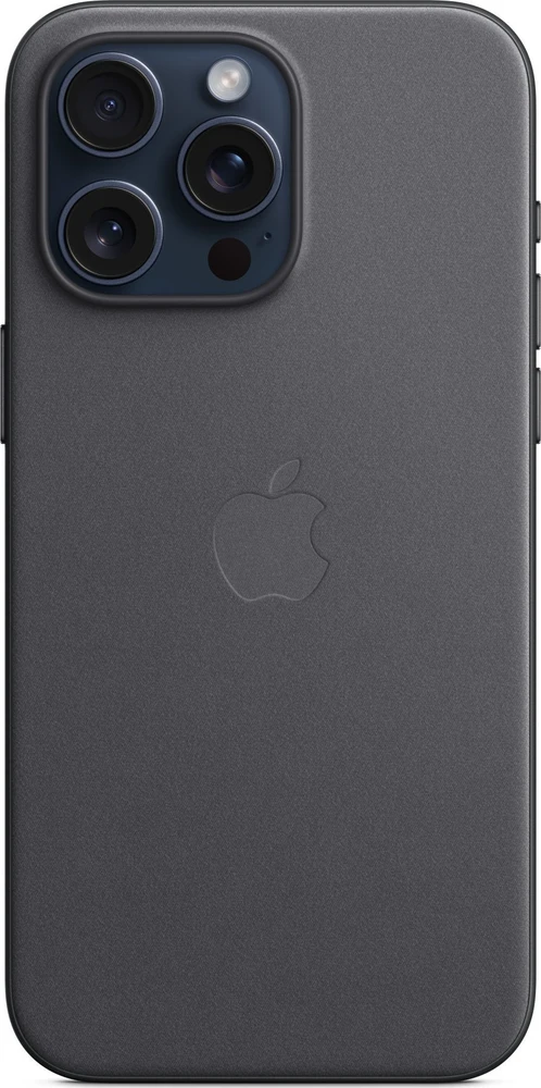 iPhone 15 Pro Max FineWoven dėklas su MagSafe - Juodas