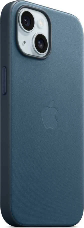 iPhone 15 FineWoven Case with MagSafe - Pacific Blue