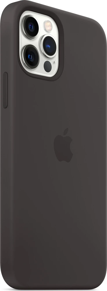 Apple iPhone 12 Pro Max silikoninis dėklas su MagSafe – juodas