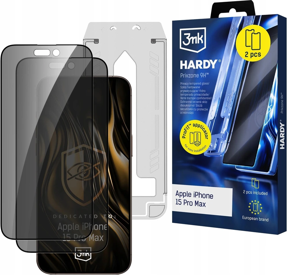 3mk Apple iPhone 15 Pro Max - Hardy Privzone 9H