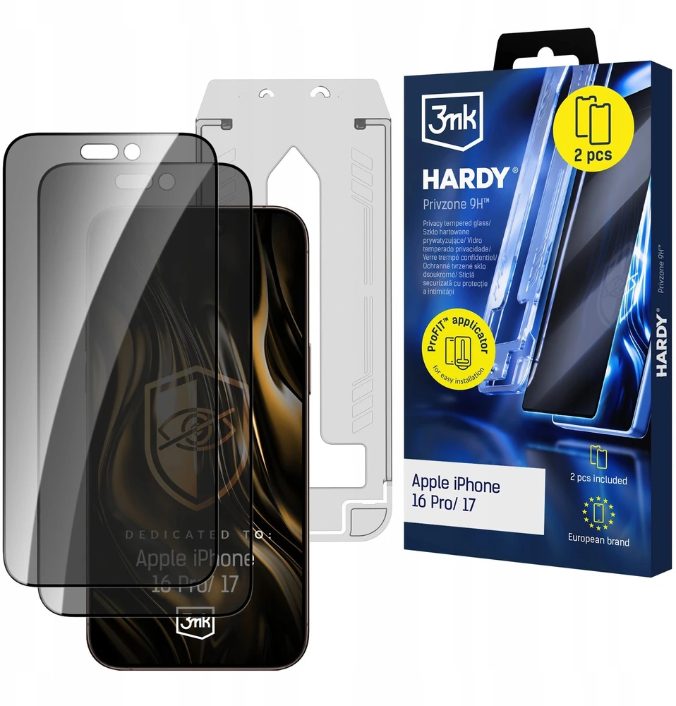 3mk Apple iPhone 16 Pro/ 17 - Hardy Privzone 9H