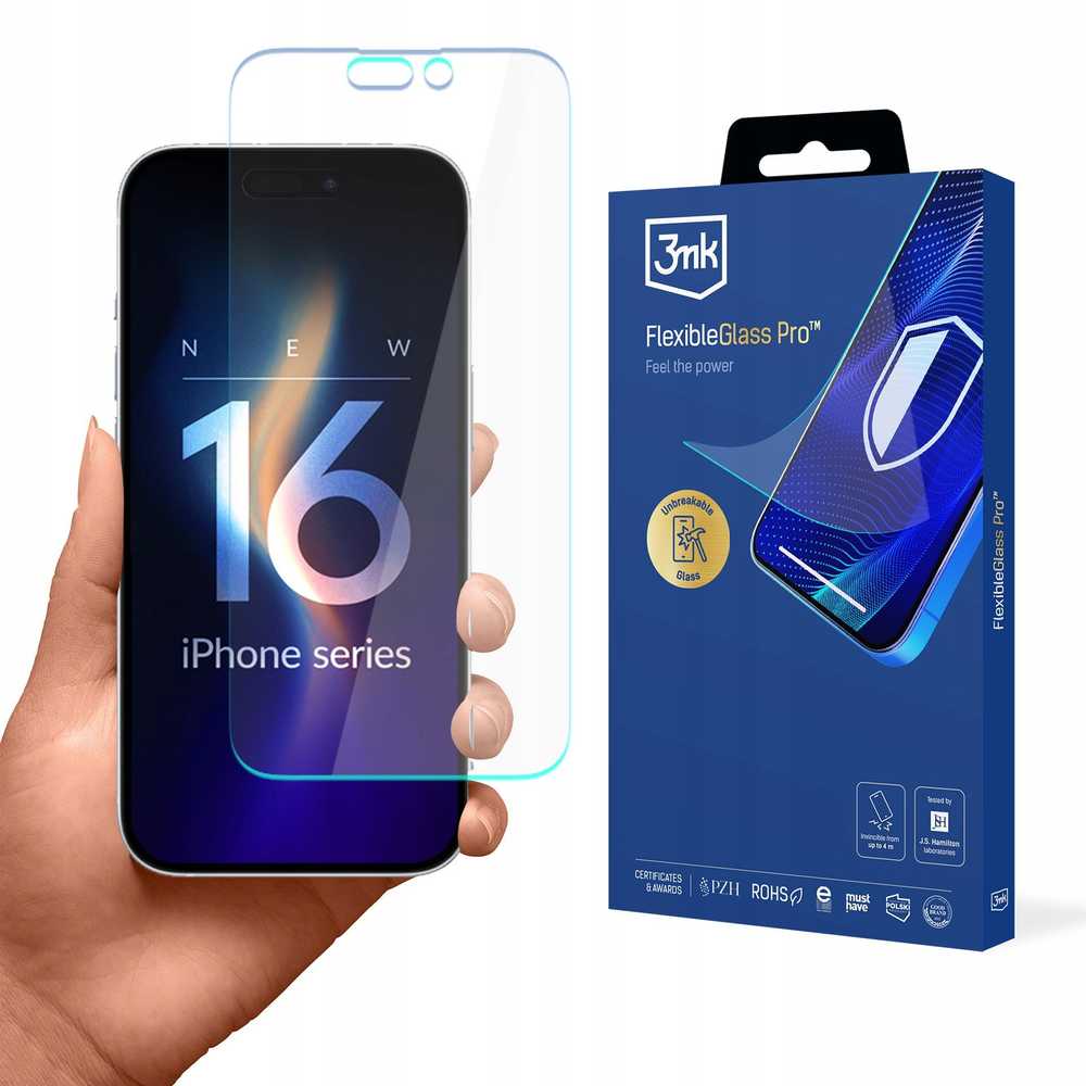 Apple iPhone 16 Pro Max - 3mk FlexibleGlass Pro v2.0