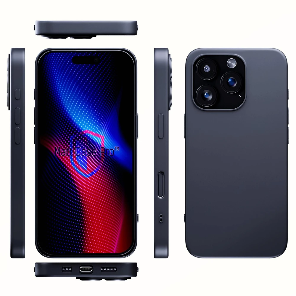 Dėklas 3MK Matt Case Pro, skirtas iPhone 16 Pro Max