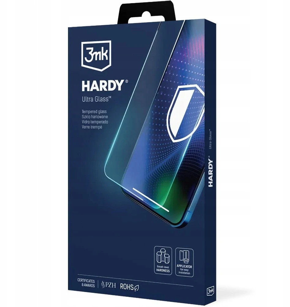 3Mk apsauga. 3mk HARDY® Ultra Glass™ grūdintas stiklas, skirtas iPhone 17 / 16 Pro.
