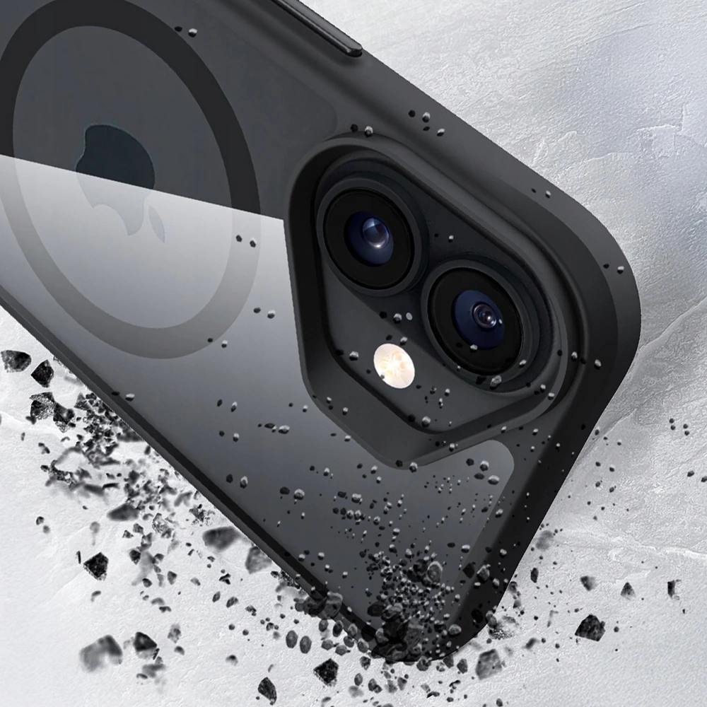 Dėklas 3Mk Apsauginis 3mk Satin Armor MagCase iPhone 17 - Juodas
