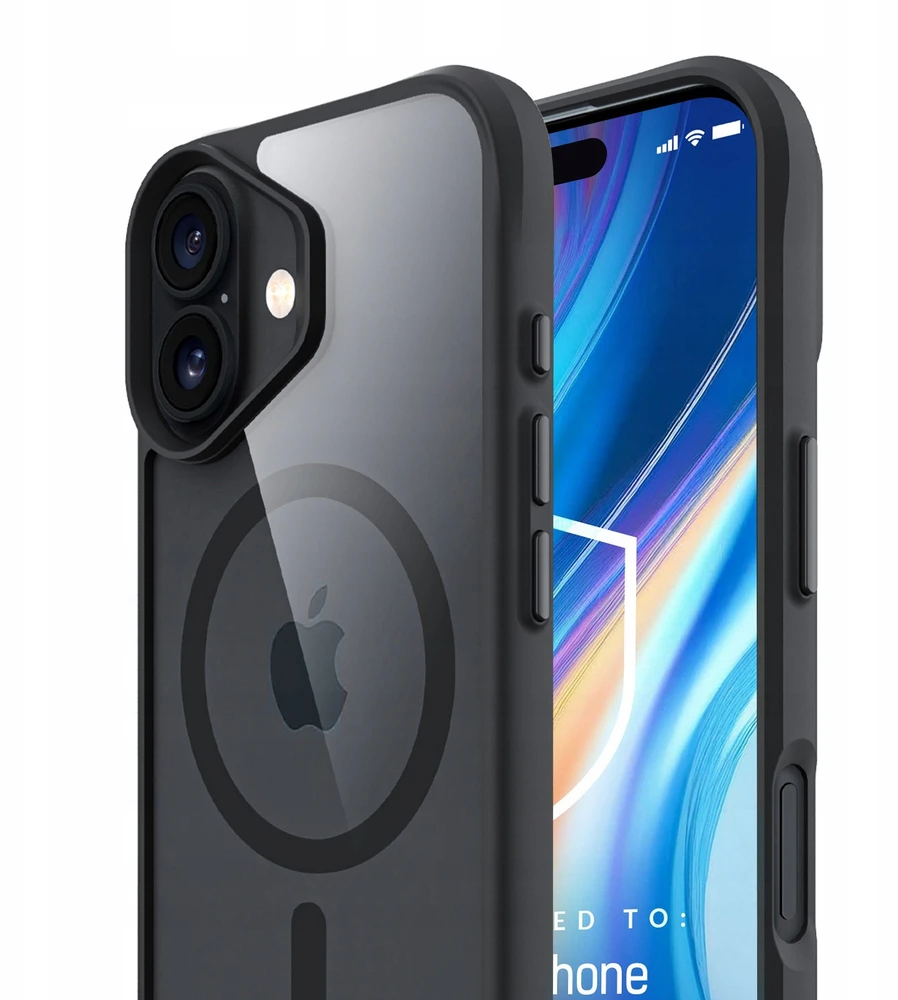 Dėklas 3Mk Apsauginis 3mk Satin Armor MagCase iPhone 17 - Juodas