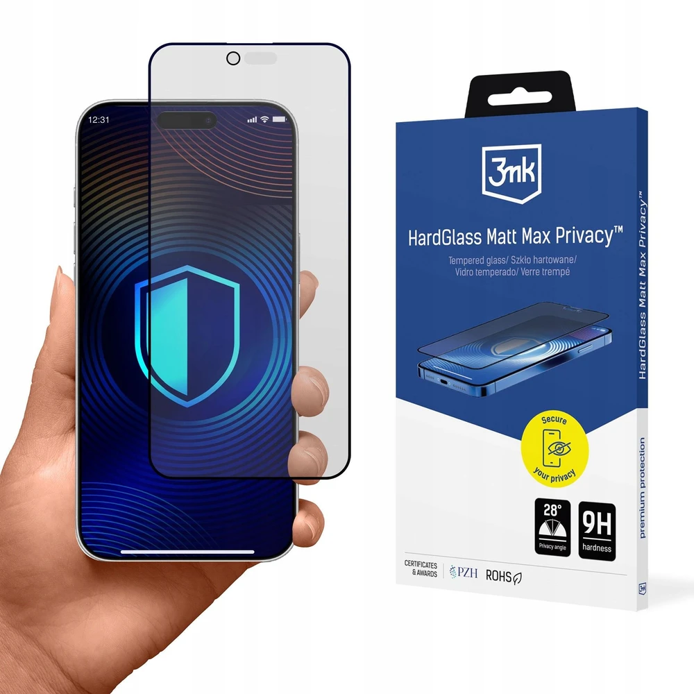 3Mk Protection 3mk kieto stiklo matinis „Matt Max“ grūdintas stiklas, skirtas „iPhone 17 Air“