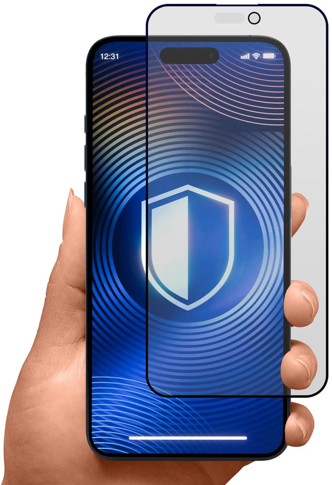 Prisodinimo stiklas 3MK HardGlass Matt Max Privacy sijonas Apple iPhone 17 Pro