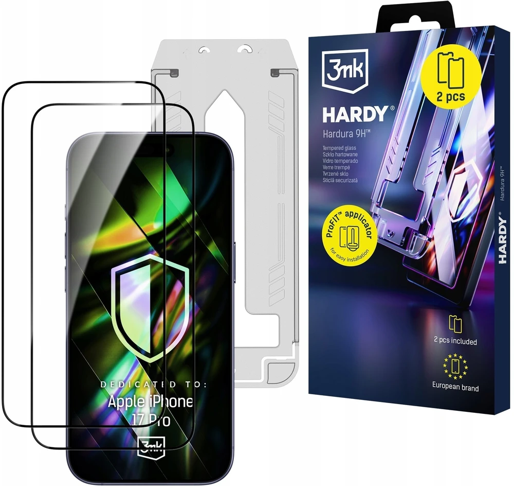 3mk Apple iPhone 17 Pro - Hardy Hardura 9H
