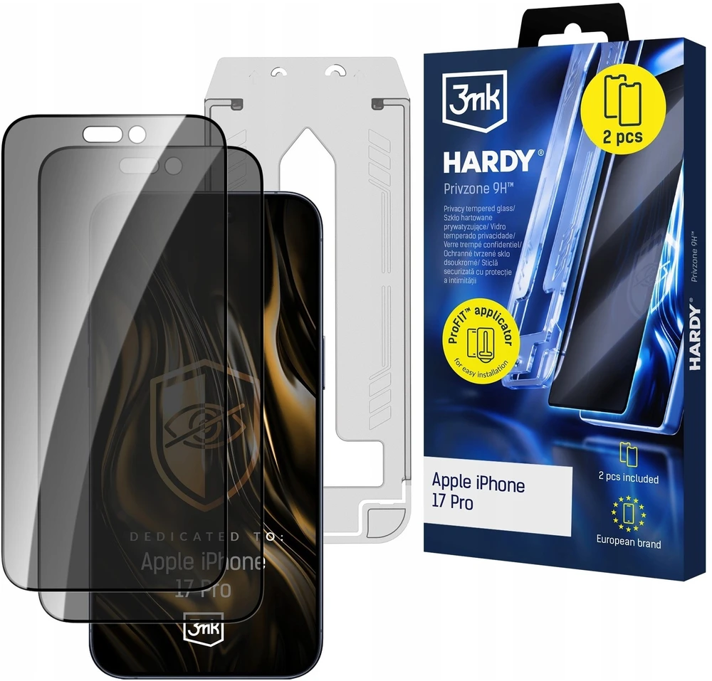 3mk Apple iPhone 17 Pro - Hardy Privzone 9H