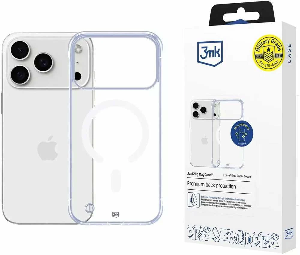 Dėklas 3MK Just20g MagCase skirtas Apple iPhone 17 Pro Max