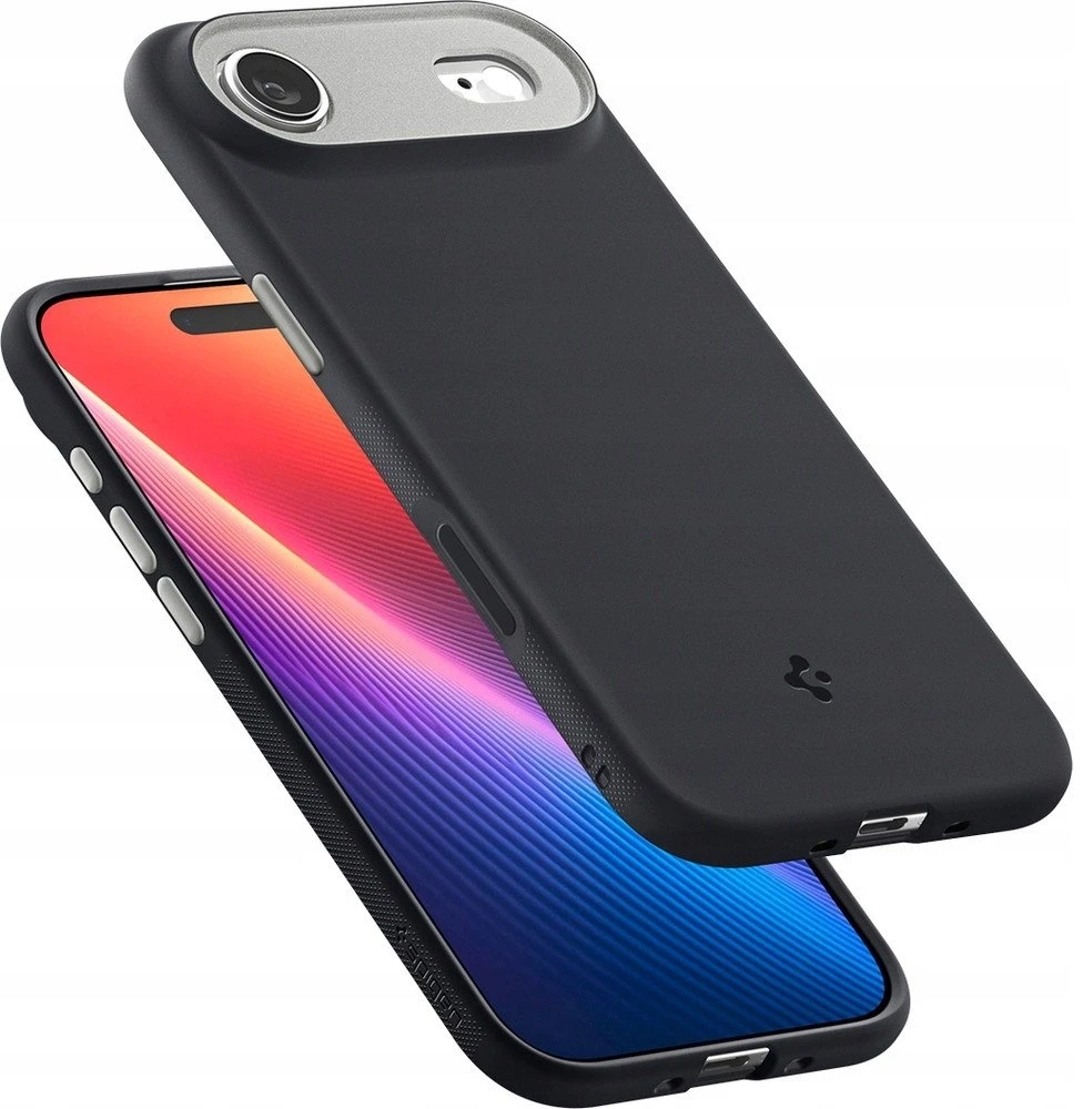 Spigen Nano Pop MagSafe dėklas skirtas Apple iPhone 17 Air – juodos spalvos