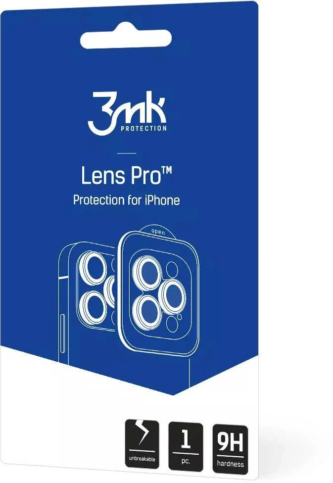 Apsauginis stikliukas kamerai 3mk Lens Pro Apple iPhone 16e sidabrinis