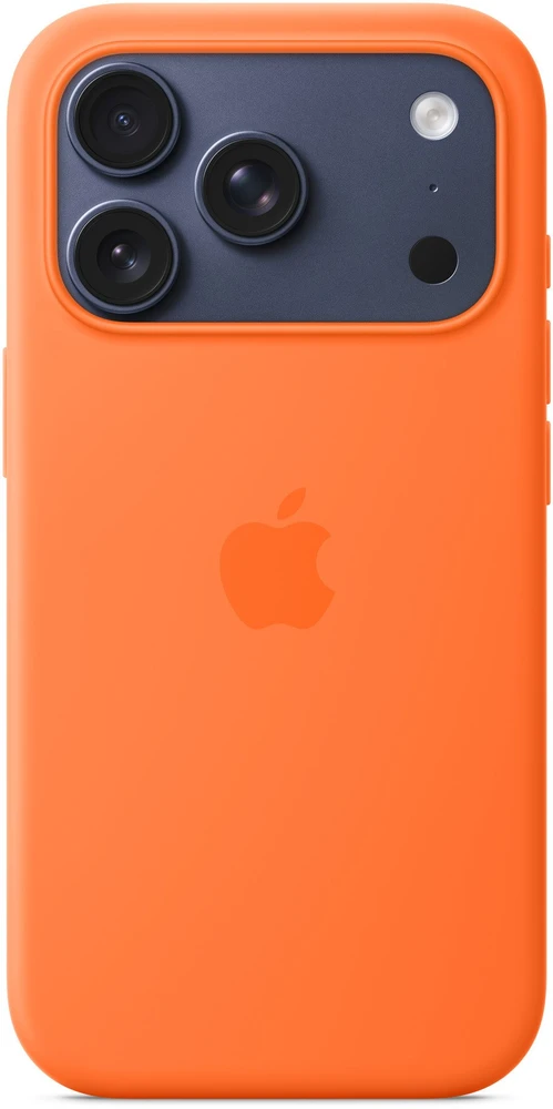 Apple iPhone 17 Pro Silicone Case with MagSafe – Orange - MGFE4ZM/A