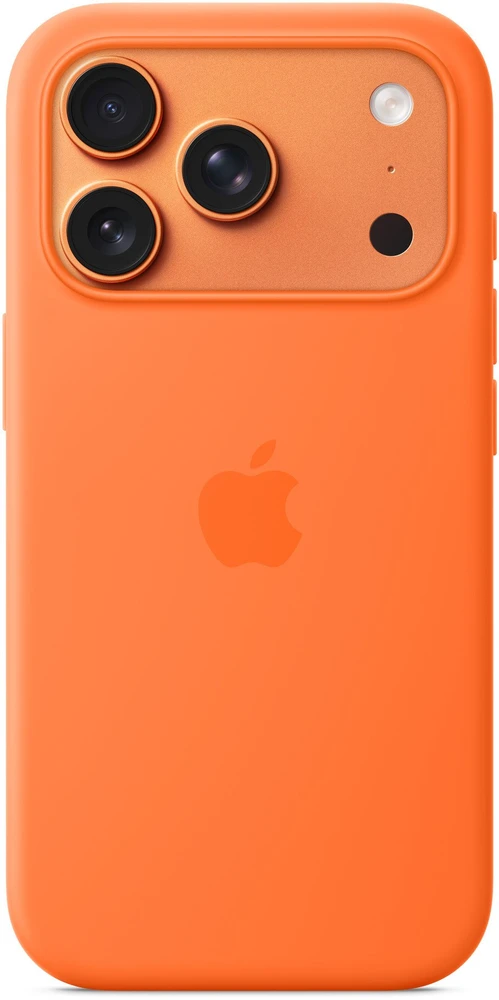 Apple iPhone 17 Pro Silicone Case with MagSafe – Orange - MGFE4ZM/A