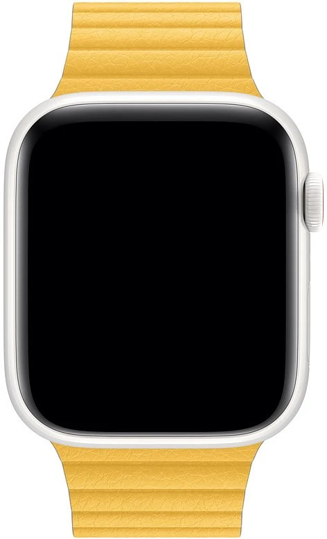 Watch Laikrodžio „Apple Lemon“ spalvos odinė apyrankė 44 mm / 45 mm / 46 mm / 49 mm korpusams – M dydis, originalus sandariklis, MXAD2ZM/A