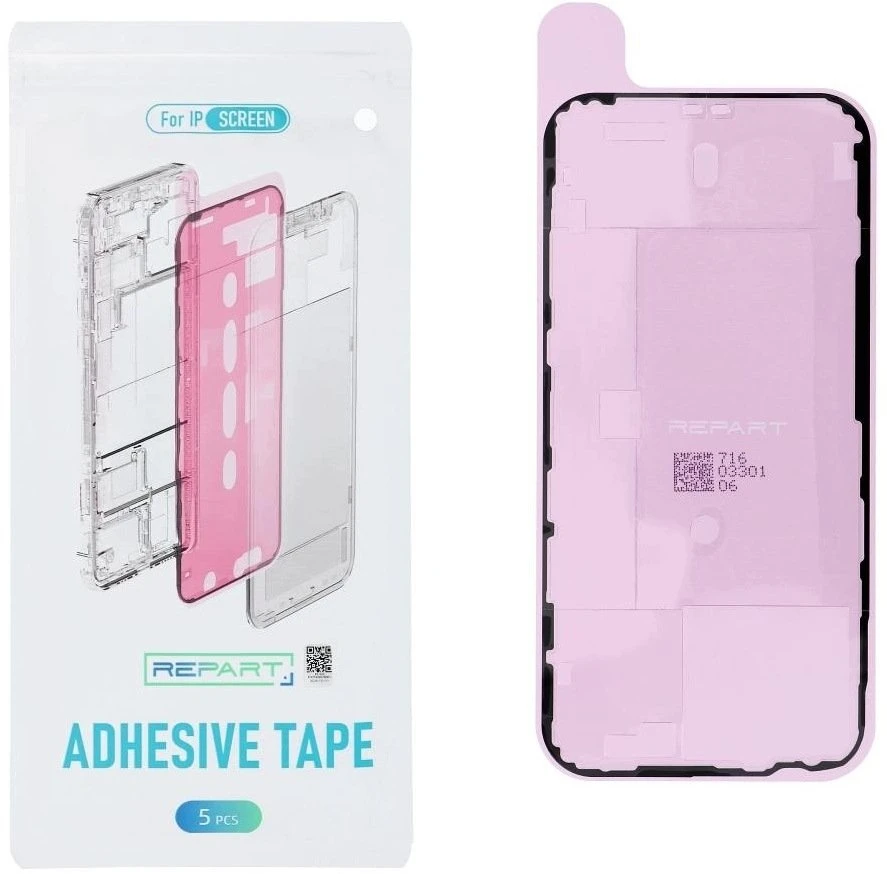 Oem REPART lipnus galinis dangtelis, skirtas IPHONE 15 (5 vnt. / pak.)