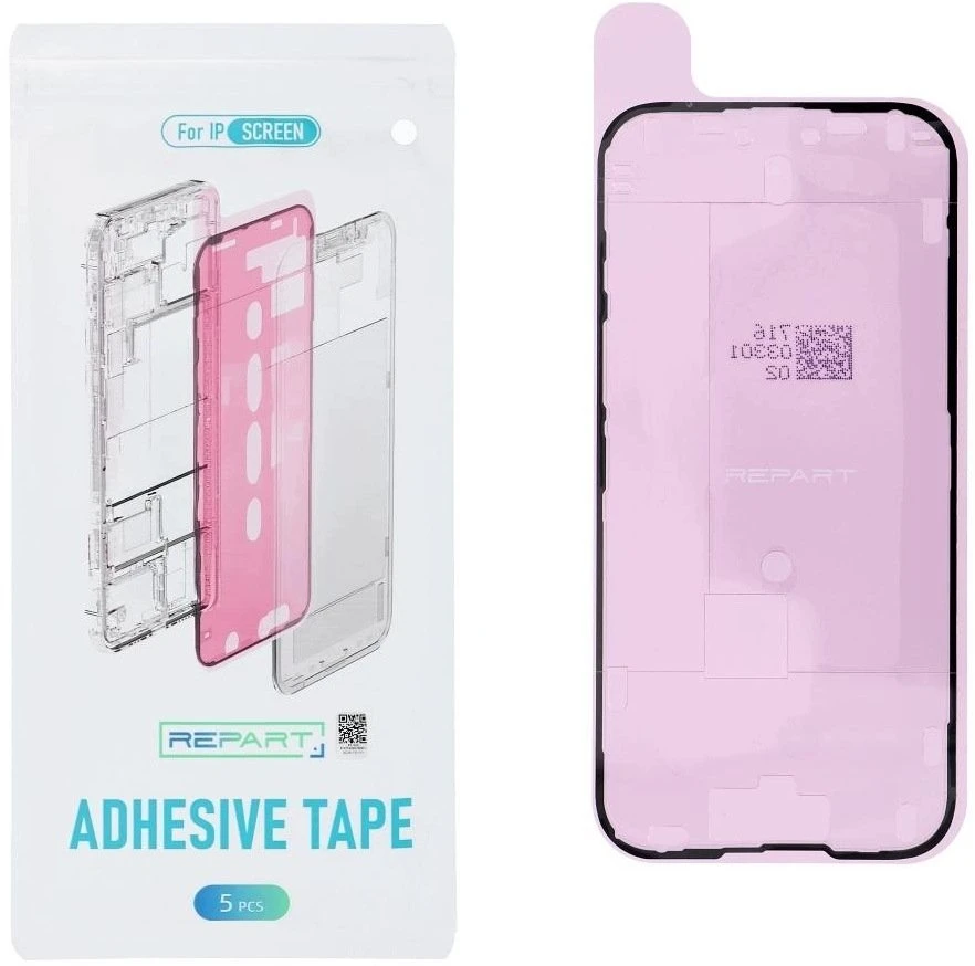 Oem REPART lipnus LCD ekranas, skirtas IPHONE 16 (5 vnt. / pakuotėje)