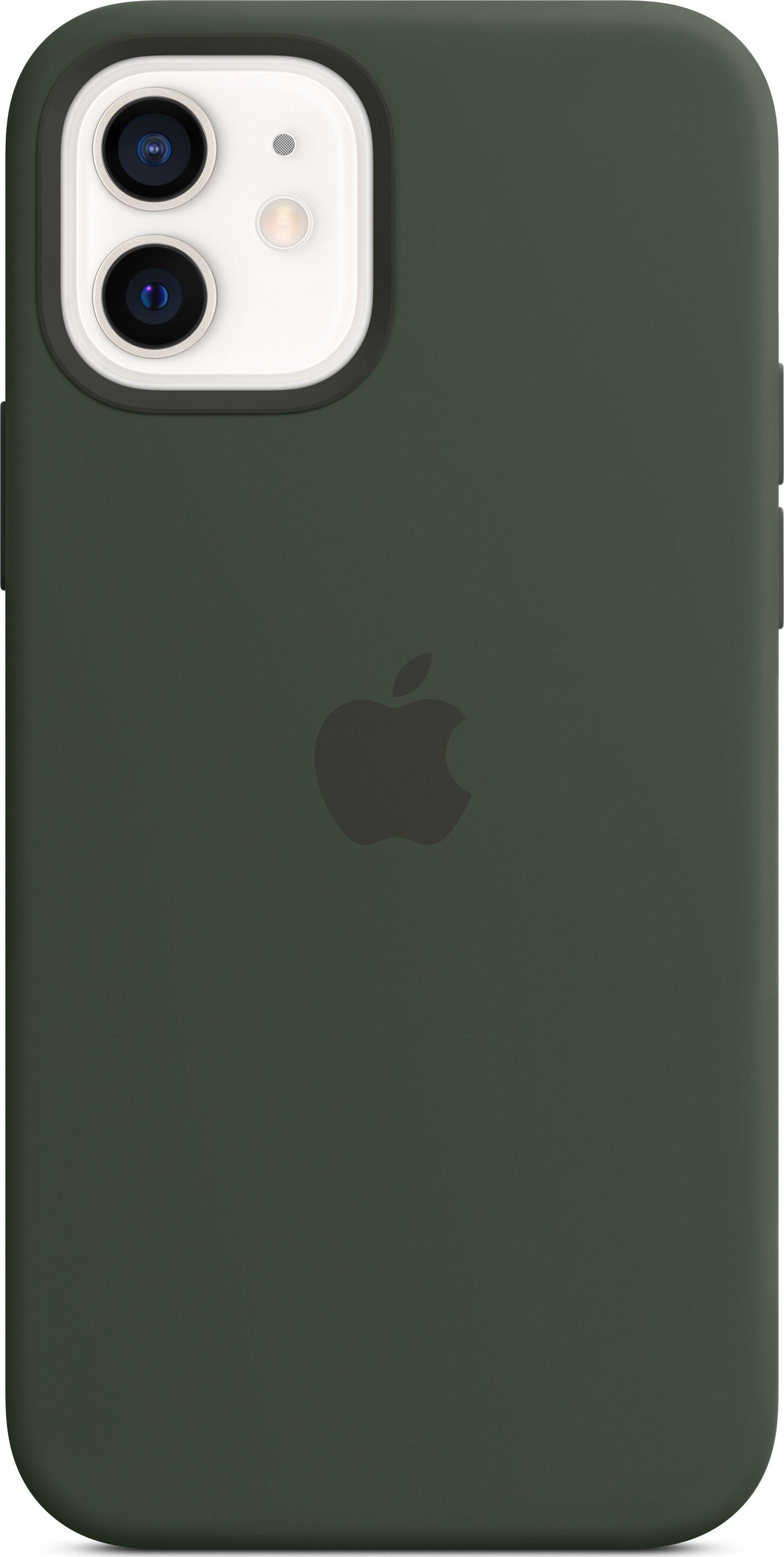 Apple iPhone 12, 12 Pro Silikoninis dėklas su MagSafe, Žalias (Cyprus Green)