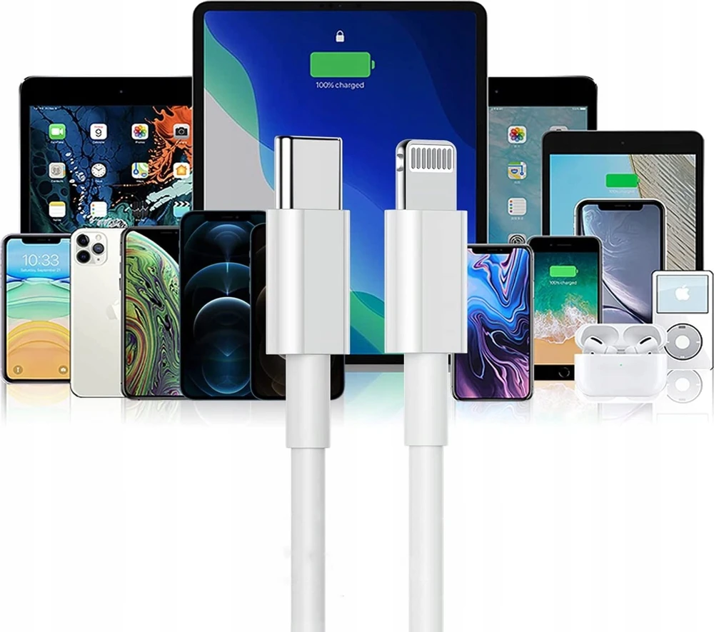 iPhone Kabelis USB-C MLL82ZM/A 2m baltas