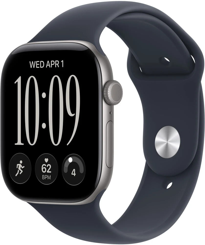 Apple Watch 46mm Navy mėlyna sportinė apyrankė - M/L - MJVU4ZM/A
