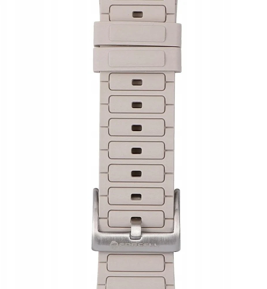 „Apple Watch“ apyrankė „Forcell F-Design FA06“ silikoninė, balta, 38/40/41 mm, su skylutėmis