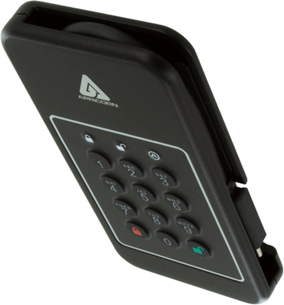 Kietasis diskas Dysk zewnętrzny SSD Apricorn Aegis NVX 2TB Juodas