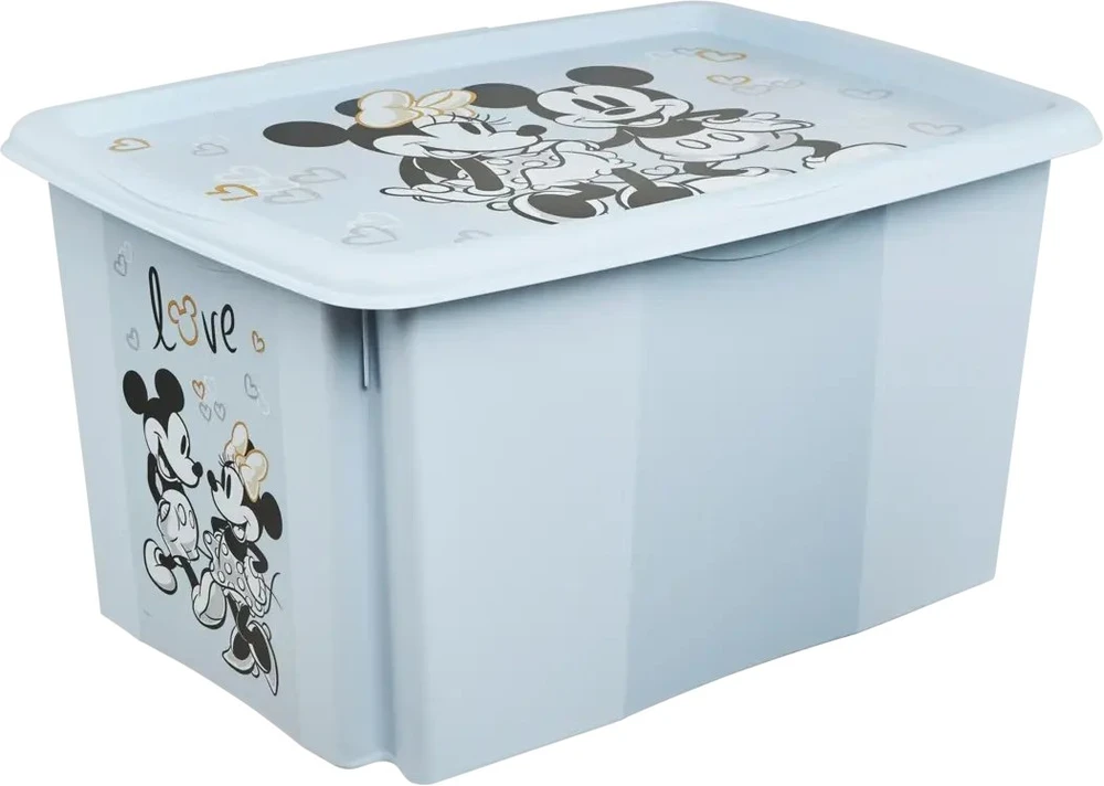 Keeeper *****LAIKYTOJO DĖŽĖ, SUKAMA, 45L KAMBARYS Mickey mėlynas 81176