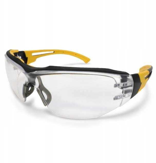 „DeWalt Renovator Clear DPG108“ apsauginiai akiniai be rėmelio su viršutine apsauga, skaidrūs