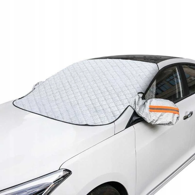 Automobilio stiklo danga su veidrodėlių apsauga