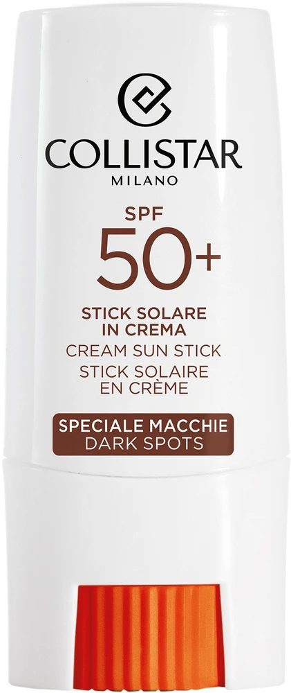 Collistar Kreminis Sun Stick SPF 50+ apsauginis pieštukas nuo saulės, 9 ml