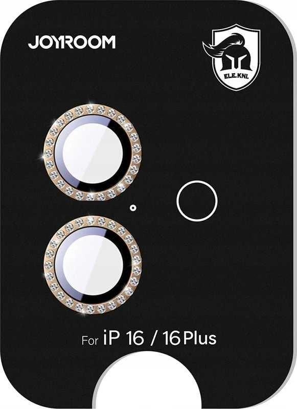 Joyroom JR-MSF0306 Glass Screen Protector Apple iPhone 16 Pro/16 Pro Max kameros apsauga – Brown